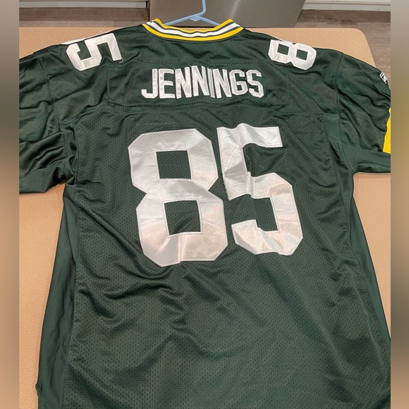 Green Bay Packers Greg Jennings #85 Reebok jersey with Super Bowl XLV patch - Picture 7 of 10